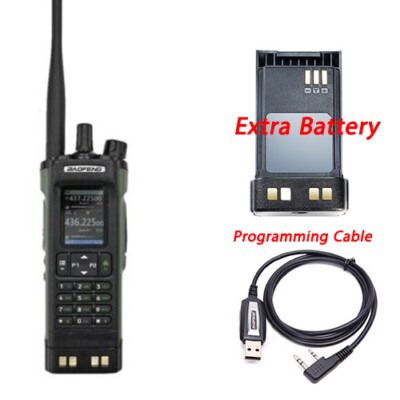 BAOFENG UV-32 Amateur Walkie Talkie 10W Aviation Radio GPS Bluetooth APP Kit 1X