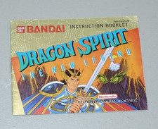Dragon Spirits Nintendo NES Instruction Manual Booklet ONLY
