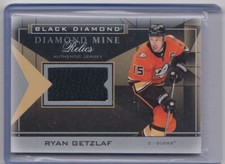 2021-22 Upper Deck Black Diamond Mine Relics Ryan Getzlaf Anaheim Ducks #DMR-RG
