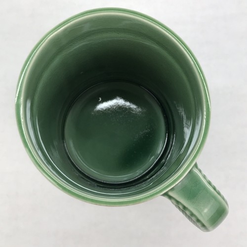 Vtg Japan Cedar Point Souvenier Beer Stein Mug Green Brown 22oz Large mug - Picture 7 of 10