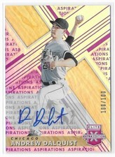 Andrew Dalquist 2019 Elite Extra Edition Autograph Aspirations Purple #116 /100