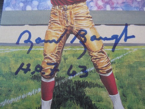 1992 Sammy Baugh Goal Line Art Card Autograph Signed Auto Card JSA Washington - Picture 2 of 3