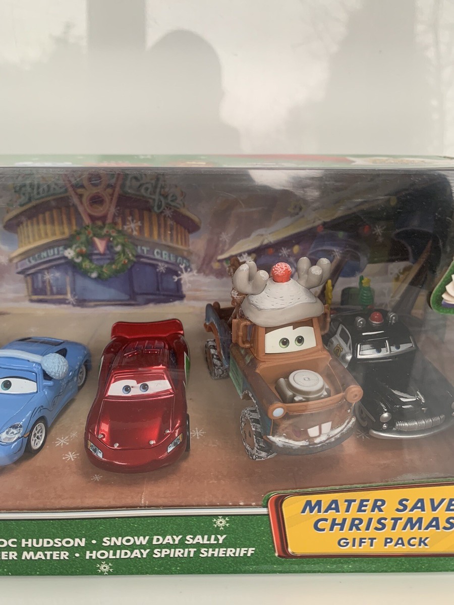 Disney Pixar Cars Mater Saves Christmas Gift Pack Boxed 6 Cars