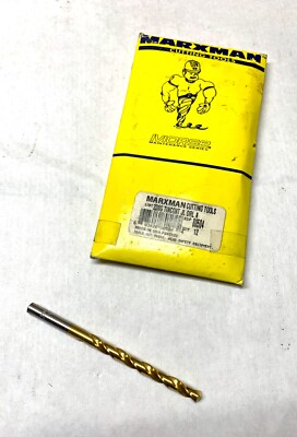 MARXMAN 1/4'' 330G ''A'' Jobber Length Drill - HSS Tin Coat - Qty. 12 - NEW 