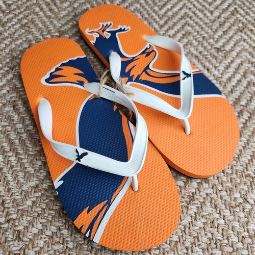 American Eagle Men's Polyvinyl Thong Slippers size US 10-11 (AV7) - Picture 2 of 5