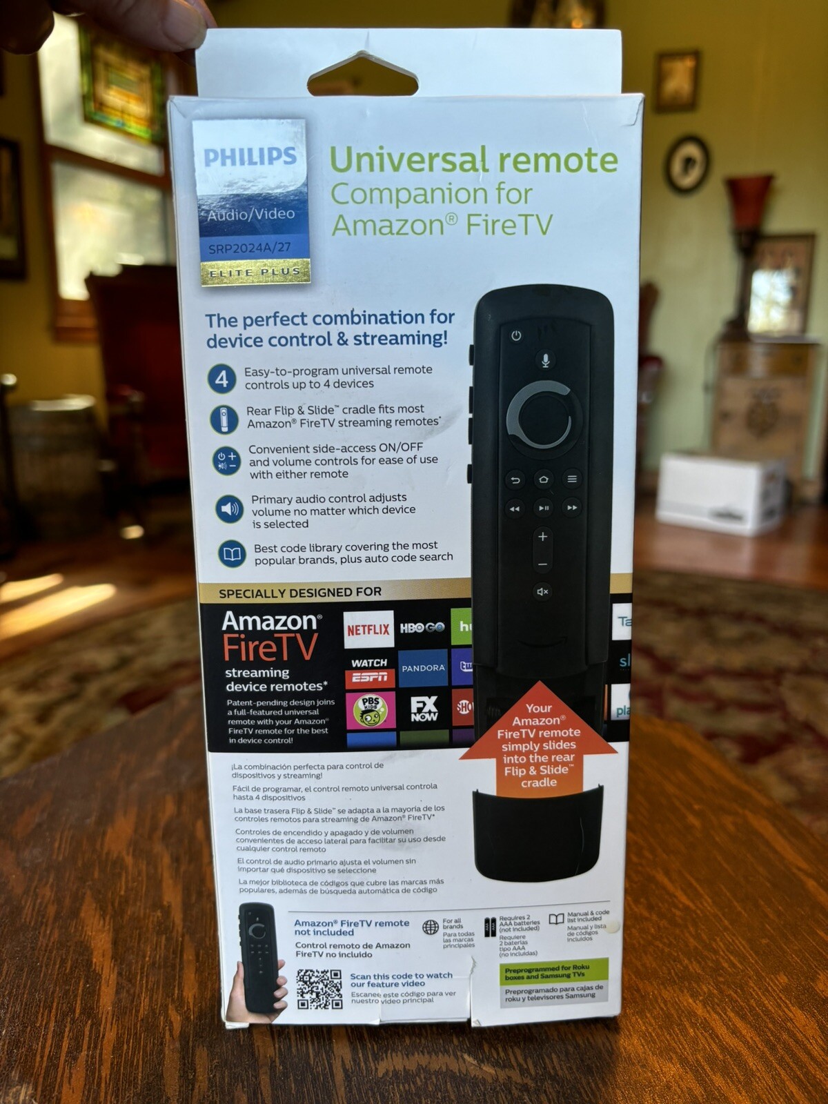 Philips Elite Plus 4 Device Universal Remote Companion For Amazon Fire