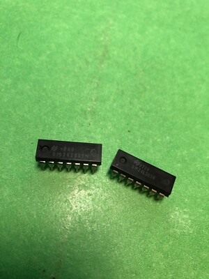 2 pcs National Semiconductor DM74LS05N, Inverter, LS Series USA