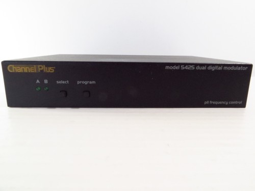 CHANNEL PLUS 5425 DUAL CHANNEL DIGITAL RF MODULATOR ONLY (No AC Adapter) - Picture 2 of 8