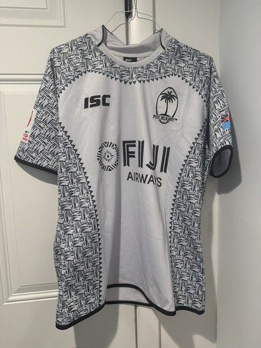 Fiji Rugby Jersey Fiji Airways HSBC Sevens Series ISC XL World Rugby