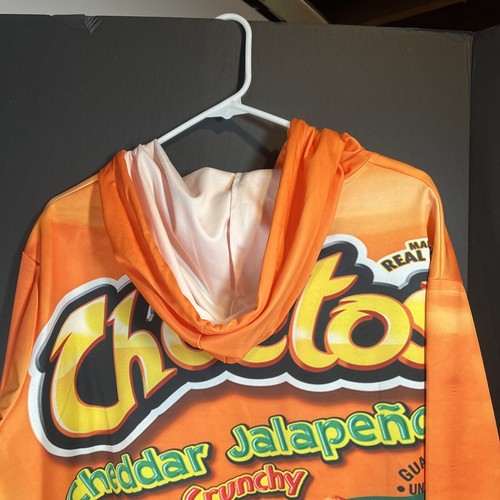 Cheddar Jalapeño Cheeto Adulto XL Manga Larga Sudadera con Capucha Mezcla de Poliéster NUNCA USADA - Imagen 4 de 9