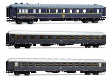 RIVAROSSI HR4360 Scale Ho Set 3 Coaches Quick 904-905 Classic Vat FS