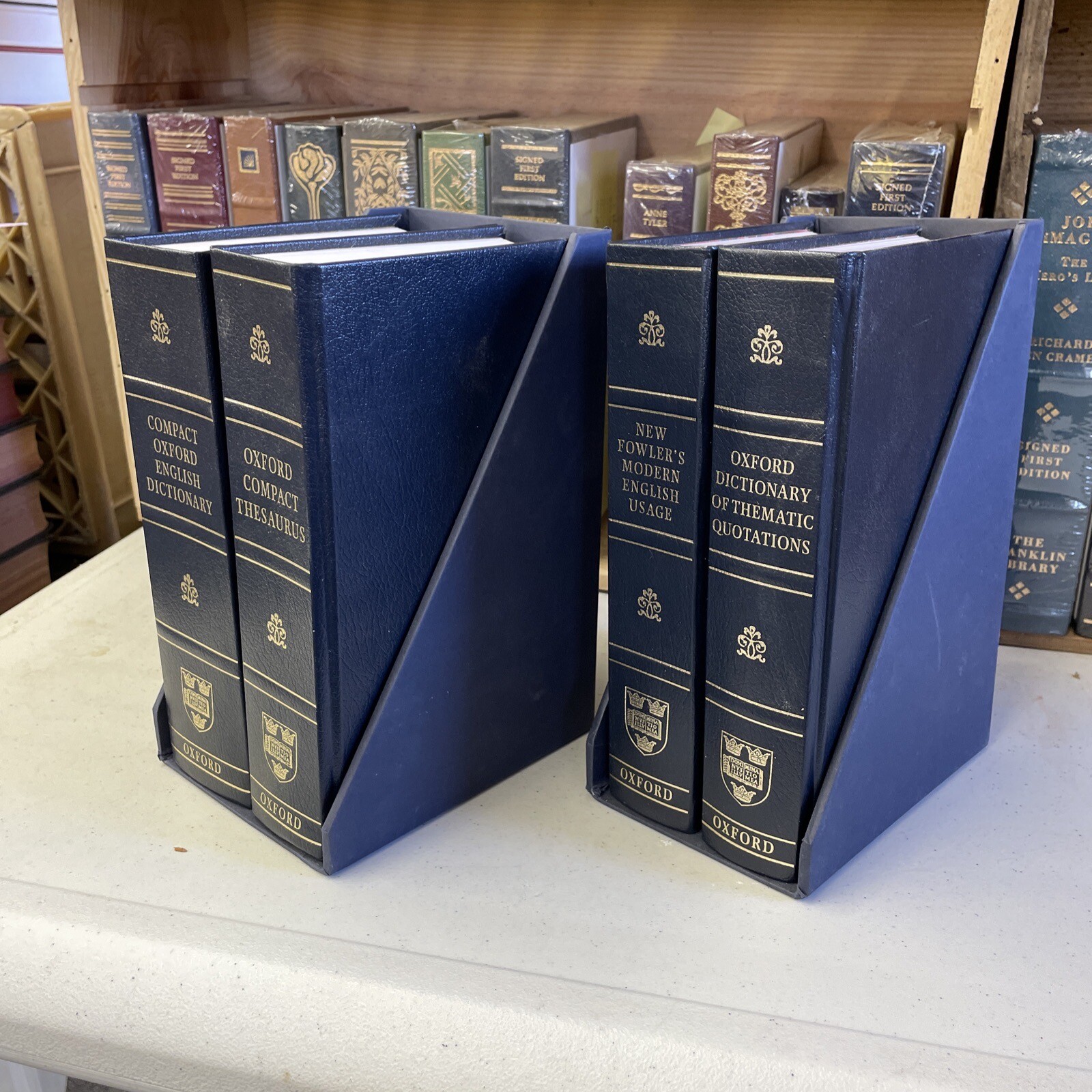 Oxford Sets, Dictionary,Thesaurus,Usage, Quotations Box HC 2nd Ed 2003