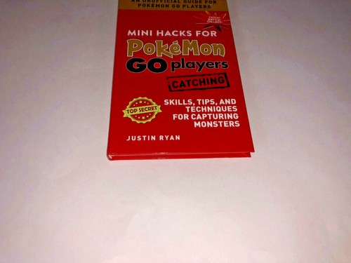 Mini Hacks For Pokemon Go Players CATHCING Hard Cover Book nintendo Skills Tips - Imagen 3 de 5