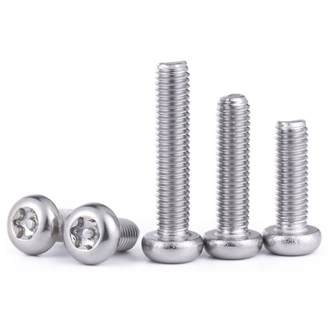 M10 304 Stainless Steel Pan Head Tamper Resistant Torx Security Screws