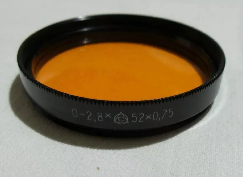 d Orange - 2.8 LZOS 2.8x 52x0.75 0.75 Light Filter 52mm 52mm Cap for LENS 5270