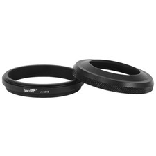 Metal Lens Hood Adapter Ring for Fujifilm Fuji X100VI as AR-X100 LH-X100 Black