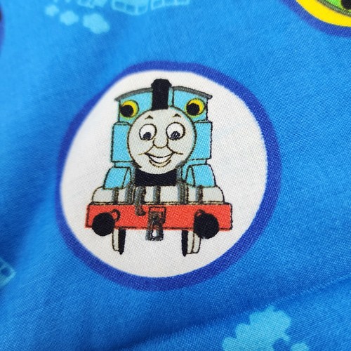 Thomas The Tank Engine and Friends 9"x22" Fabric Cotton Blue Kids Novelty Print - Picture 4 of 6