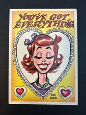 1959 Topps Funny Valentines Trading Cards 10