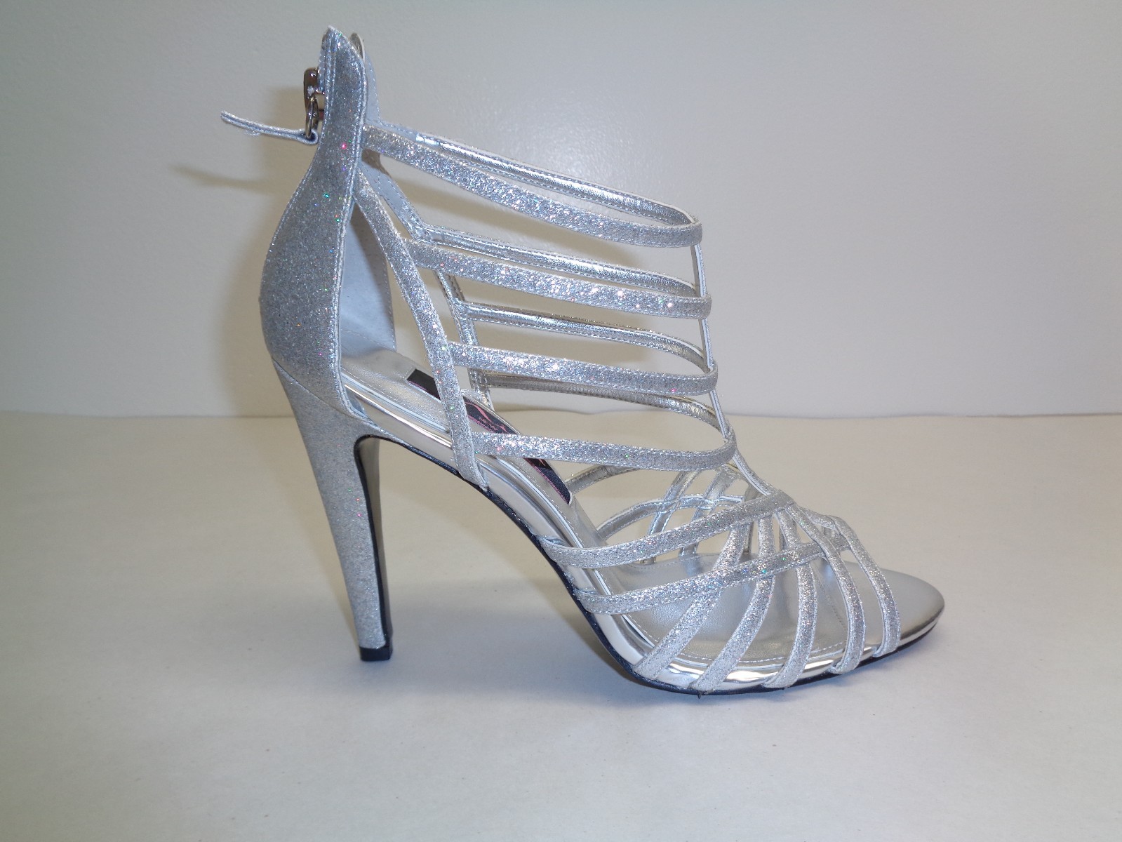 nina sandals silver