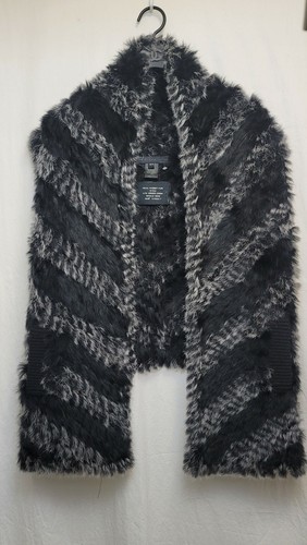 Black Rabbit Fur Vest | eBay