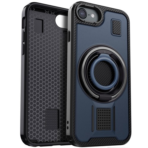 For iPhone 6s 6 4.7 Shockproof Thin Slim Ring Stand Phone Case  / Tempered Glass - Picture 9 of 32
