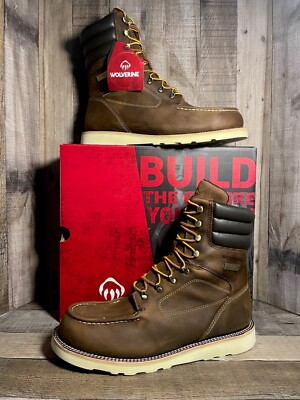 Wolverine Men\'s Red Leather Hiking Boots Men - Loader II ft HyperRest 6 main image 4