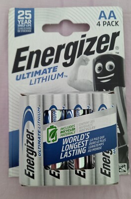 Energizer AA Batterien, ultimatives Lithium, 4er-Pack 