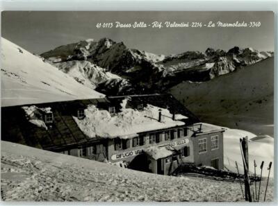 10288475 - Sella Pass Rif. Valentini La Marmolada Winter Passo Sella / Passo Sella