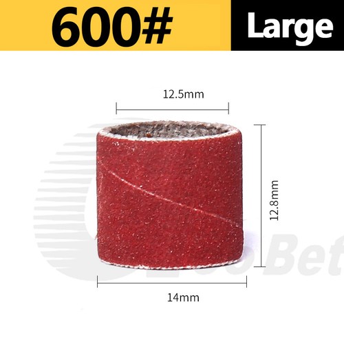 Sanding Bands Nail Drill Bit Sanding Drum Kit 80-600 Grit For Dremel Rotary Tool - Picture 22 of 22