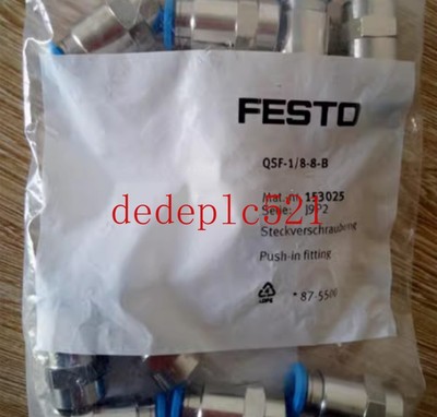 2 PCS NEW IN BOX FESTO internal thread joint QSF-1/8-8-B 153025