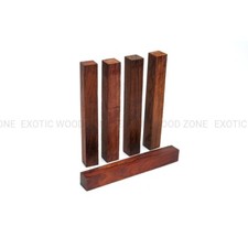 5 Pcs, Cocobolo Pen Blank 3/4x 3/4x 5- Woodturning Craft Block- Free US Shipping