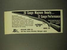 1969 Richland Arms Model 707 Shotgun Advertisement