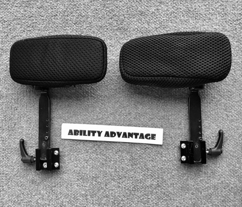 NEW: Permobil 13” 3G ARMPAD INSERT black leatherette, armrest arm pad. - Picture 9 of 12
