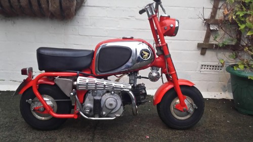 Honda Monkey Bike CZ100 Sitzbezug. Mini Bike CZ 100 neuer Tartan Sattelbezug. - Bild 2 von 12