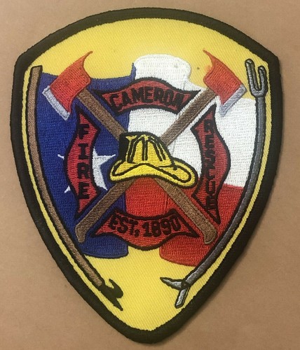 Cameron Fire Rescue Patch - Texas - 4 inches x 5 inches - Picture 1 of 2