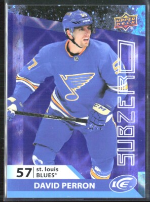 2021-22 Upper Deck Ice Sub Zero David Perron #SZ-20 H10R3J