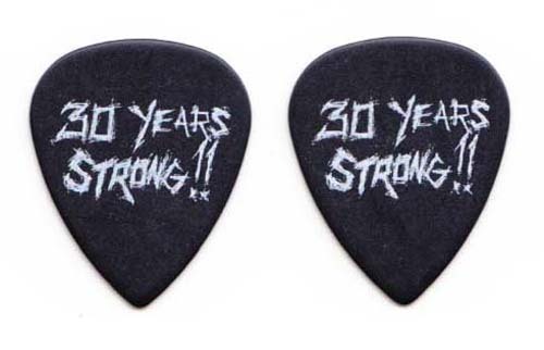 Metallica James Hetfield 30 Years Strong!! Black Ultex Guitar Pick - 2012 Tour