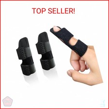 Bozenu Finger Splint, Universal Trigger Finger Brace for Broken/Arthritis Pain a