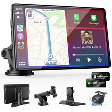 9" CarPlay Screen for Car, Wireless Apple CarPlay Android Auto