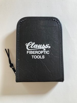 Clauss No-Nik FIBEROPTIC Tool Kit; 86 1/2 Cutters and 2 Stripper Tools & Instr.