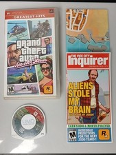 Grand Theft Auto: Vice City Stories Sony PSP Complete in Case w Manual + Poster