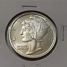 1 Oz. Silver .999 Fine Round Mercury Dime Design