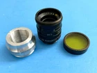 Bolex H8/H16 Lens - Kodak Anastigmat 35mm f/3.5 Cine Lens D or C Mount + Filter