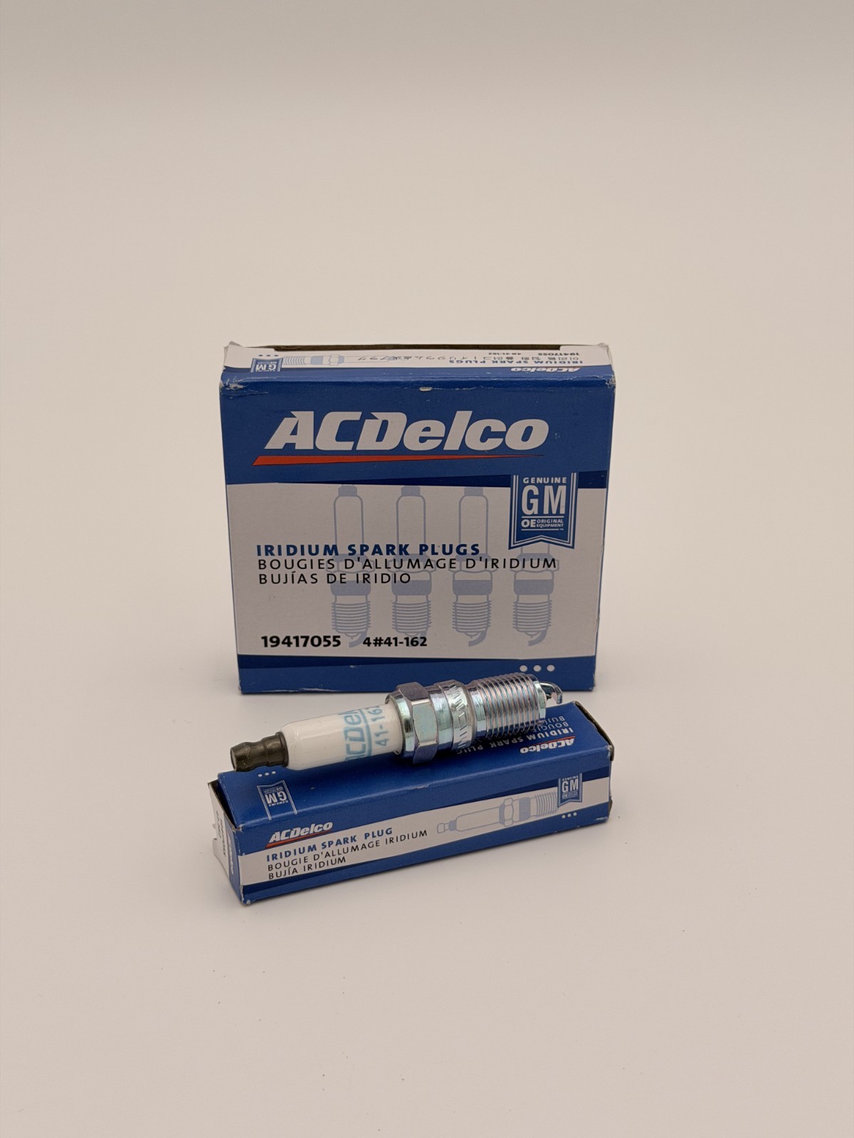 1pcs AC Delco 41-162 Iridium Spark Plugs for Chevy 4.8L 5.3L 5.7L 6.0L 6.2L 7.0L