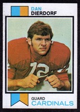 1973 Topps #322 Dan Dierdorf St. Louis Cardinals HOF Football ROOKIE Card EX/NM. rookie card picture
