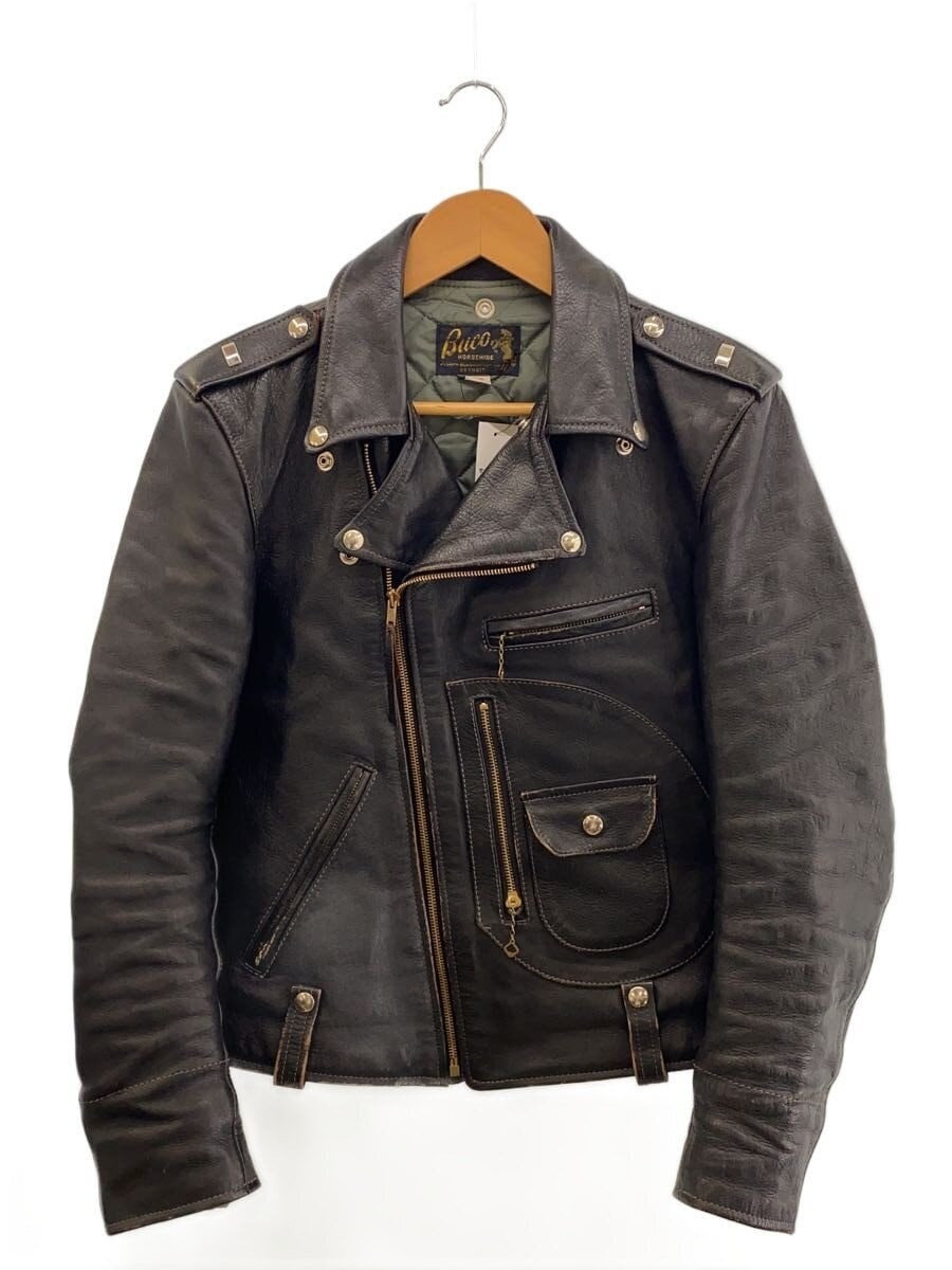THE REAL McCOY'S BUCO J-24 DOUBLE RIDERS LEATHER JACKET Size 38