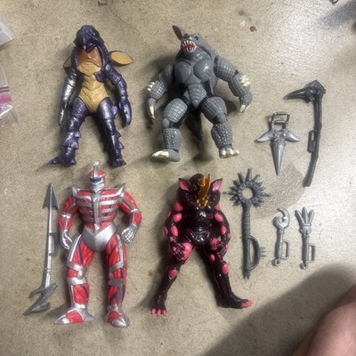 Mighty Morphin Power Rangers Evil Space Aliens 8'' Figure Lot 1994 Guitardo 90s