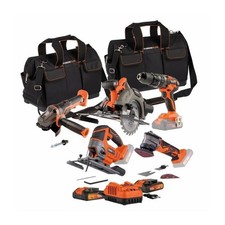 Pack 5 outils - DUAL POWER - 20 V - Perceuse/visseuse + meuleuse d'angle + multi