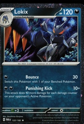 MCAP: HOLO FOIL Lokix - (Cosmos Holo) #122/182 - Rare