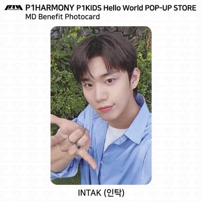 P1Harmony P1KIDS POP-UP Hello, World! Benefit Photocard Bookmark